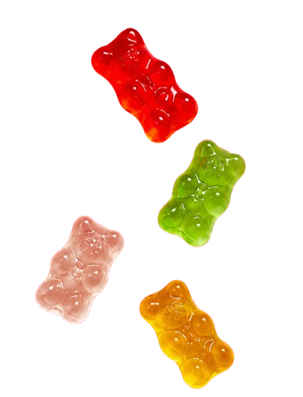 Bunte Gummibärchen