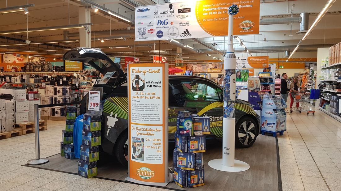 Oral-B Messestand Aktion